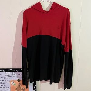 Red & Black Large Hoodie